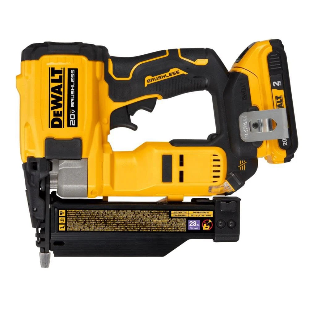 Gauge, kompaktowy seria 20V maks Pin Nailer 23, zestaw DCN623D1