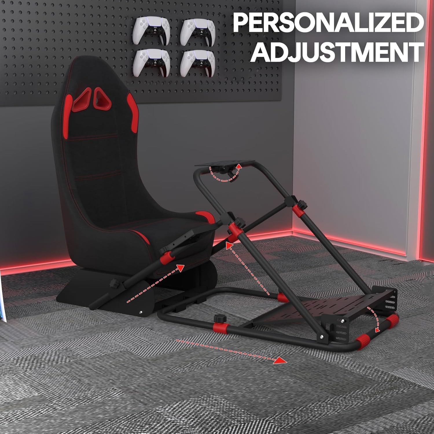 Racing Simulator Cockpit z składany siedzisko