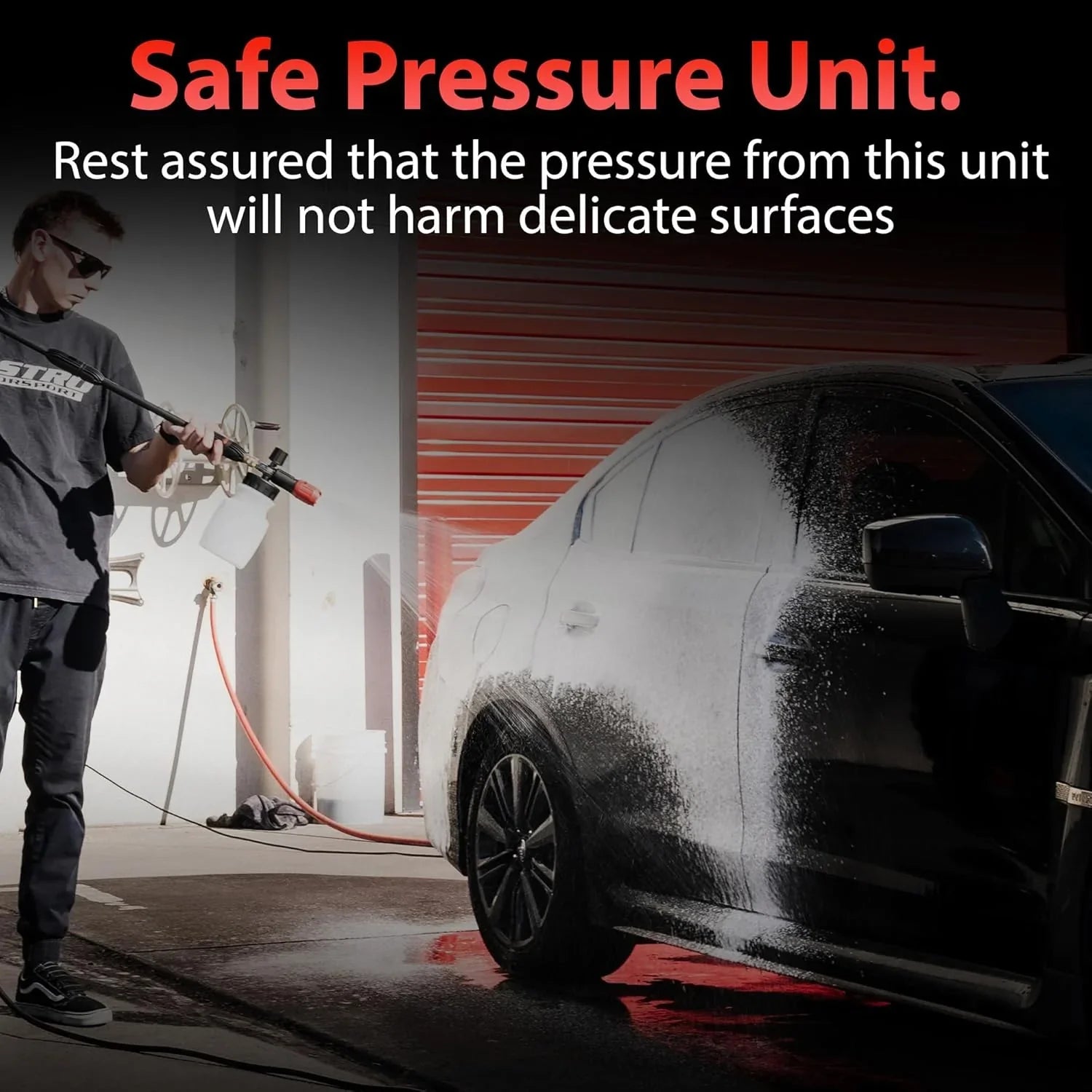 Pressure Washer - Electric, 2.0 - Powerful 1.4 GPM 2000 PSI Car Pressure Washer Sprayer, Snub Nose and Tip Attachment, Use, Car Soap, Patio Boat RV