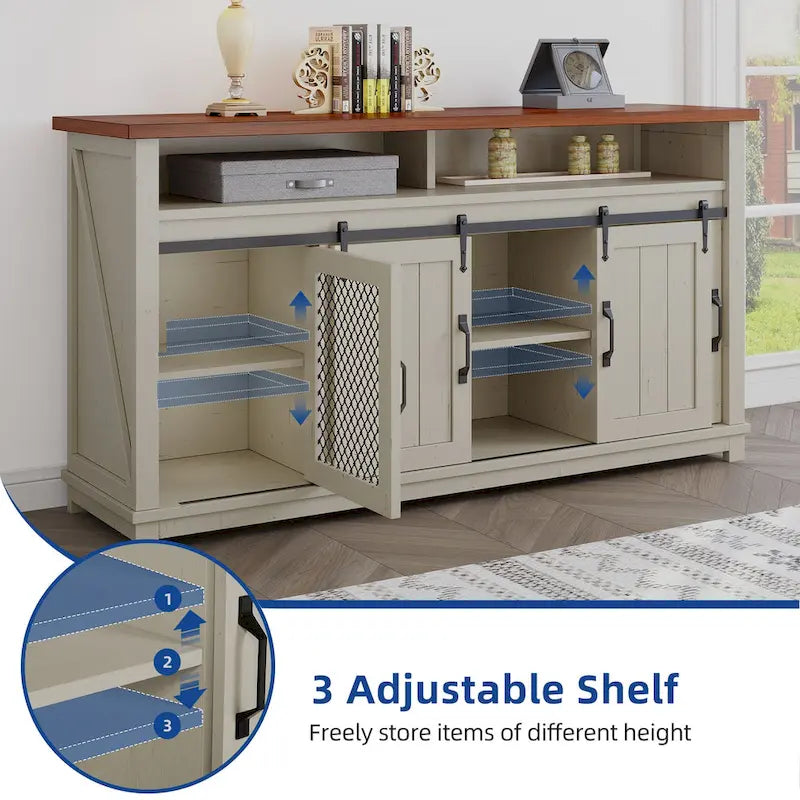 1787383345_tq7IeIwZ Sideboard, Farmhouse Industrial, Buffet szafka z Doors i Shelving