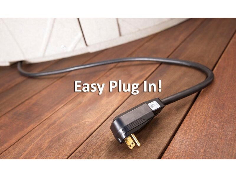 LS100 4-osobowy 13-Jet Rectangular Plug i zabawa goracy wanna