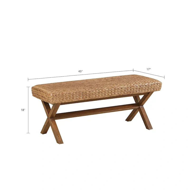 Seadrift Handcrafted wody Hyacinth Accent lawka