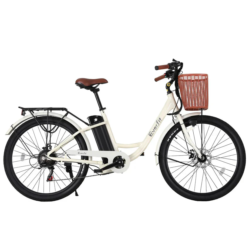Elektryczny rower, 26, City Bicycle Ebike E-bike Commuter W/akumulator Wh