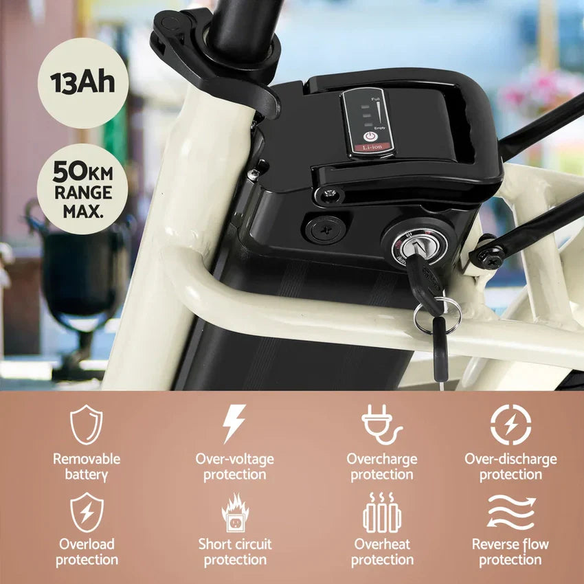 1787388516_an5rBWUo Elektryczny rower, 26, City Bicycle Ebike E-bike Commuter W/akumulator Wh