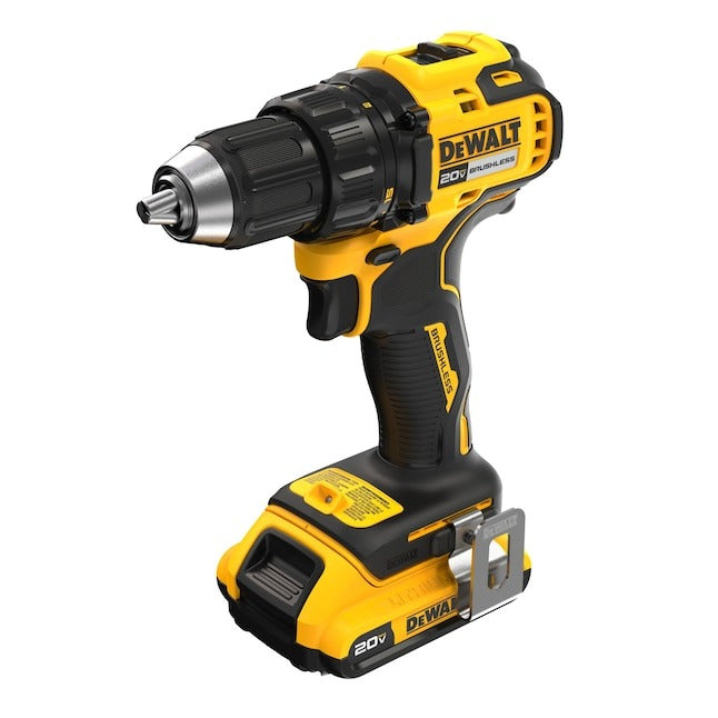 Akumulator, 20-V maks 1/2-w Keyless Brushless bezprzewodowy wiertarka (1, ładowarka i miękki torba w zestawie)