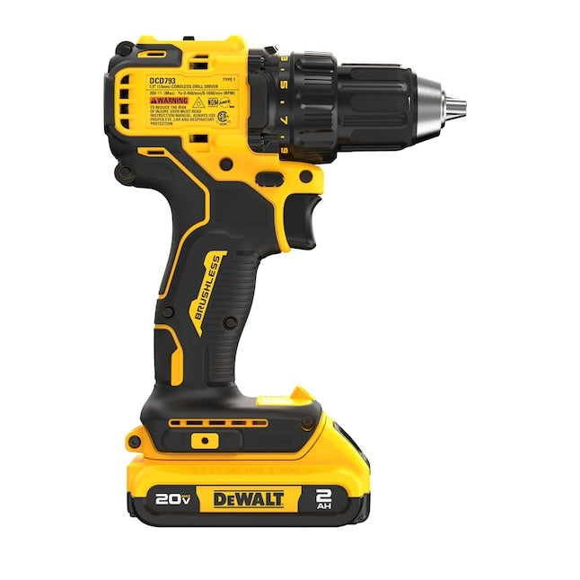 Akumulator, 20-V maks 1/2-w Keyless Brushless bezprzewodowy wiertarka (1, ładowarka i miękki torba w zestawie)