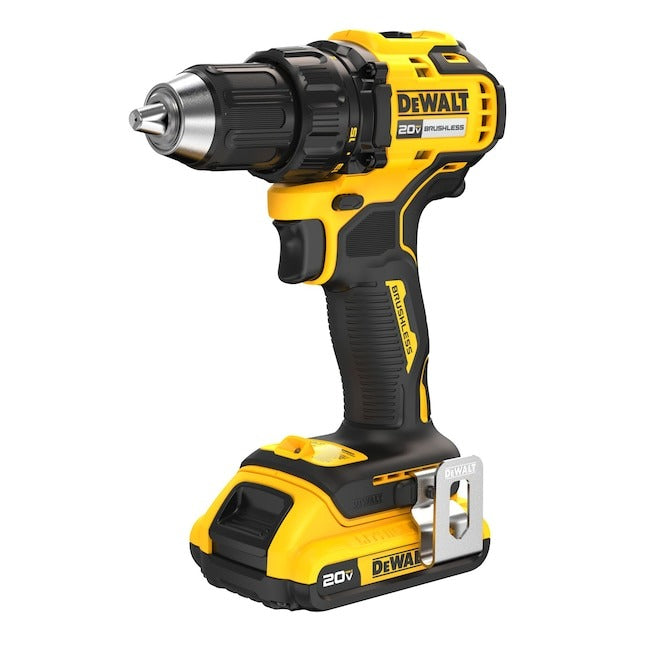 Akumulator, 20-V maks 1/2-w Keyless Brushless bezprzewodowy wiertarka (1, ładowarka i miękki torba w zestawie)