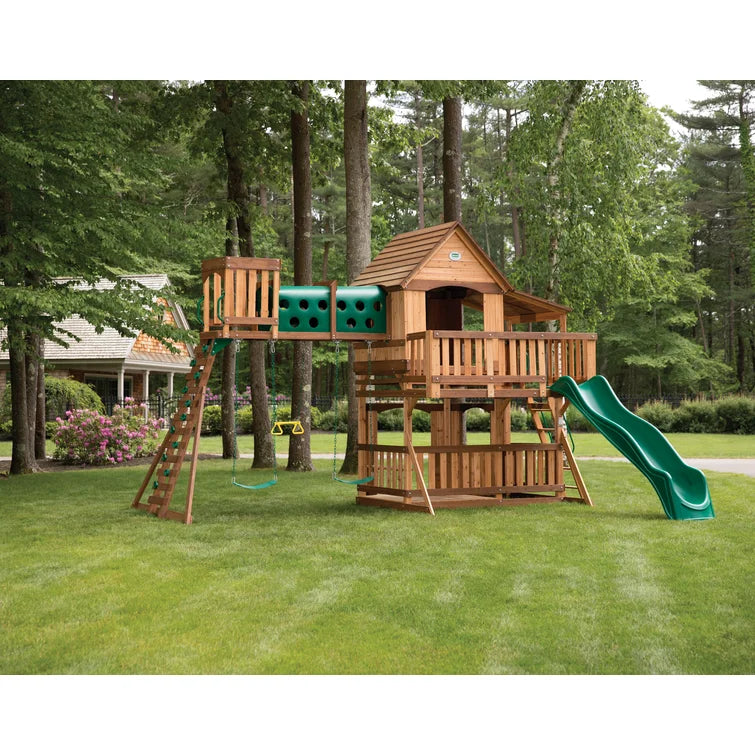 1787392024_3azcmoDe Woodridge Elite wszystko Cedar drewniany huśtawka zestaw