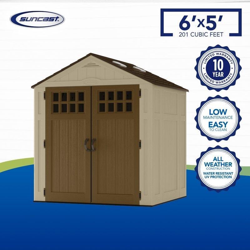 1787393596_asxKcHGc 6 ft. 3 w. W X 5 ft. 6 w. D Resin szopa magazynowa