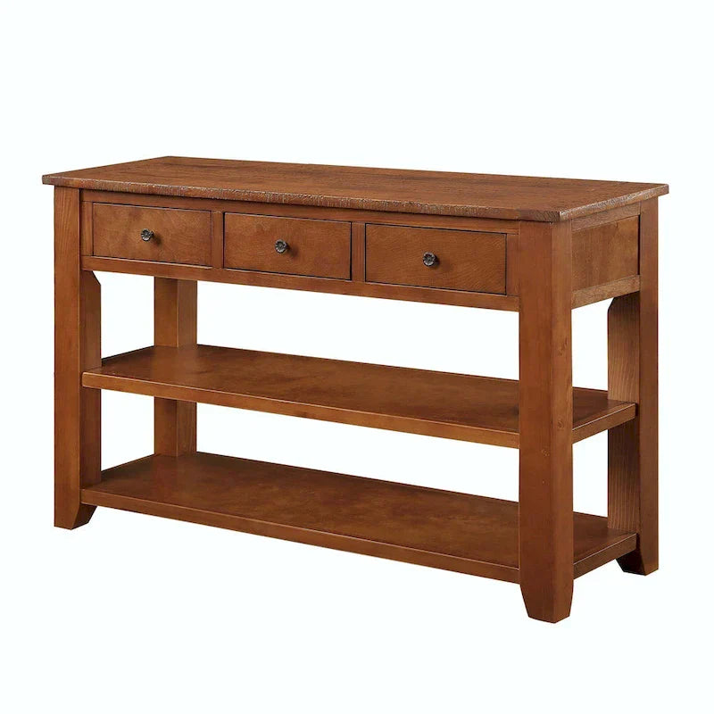 48-cali Solid Pine drewno Console stol