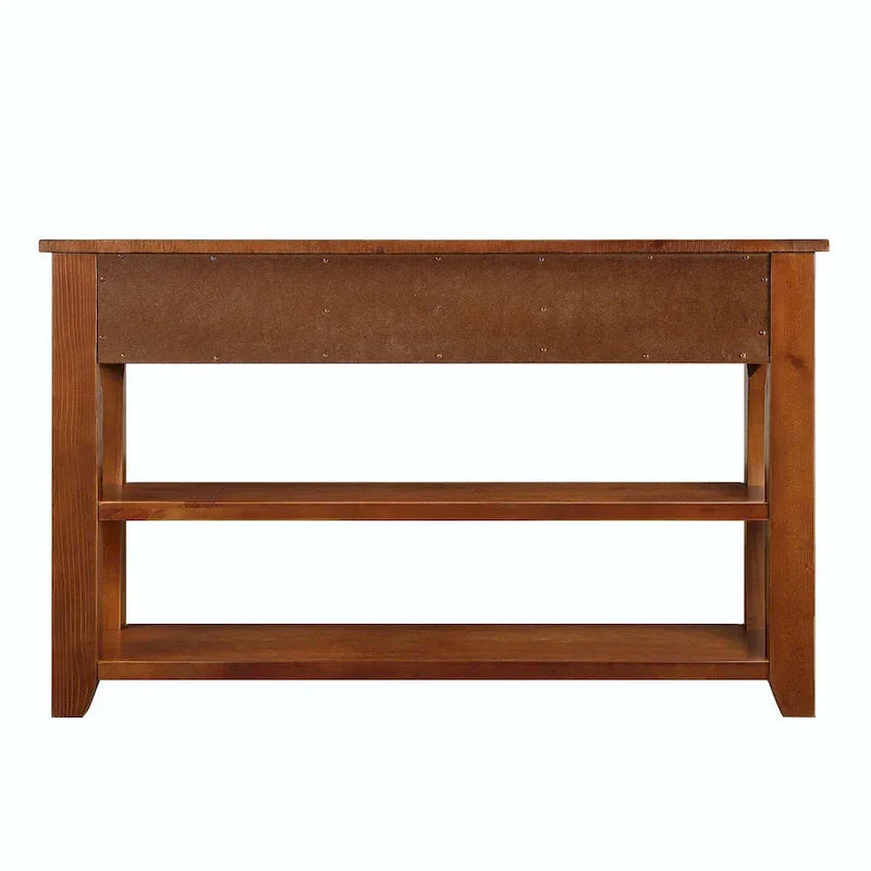 48-cali Solid Pine drewno Console stol