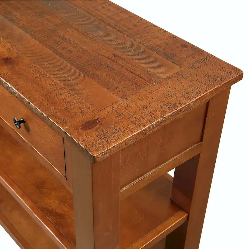 48-cali Solid Pine drewno Console stol