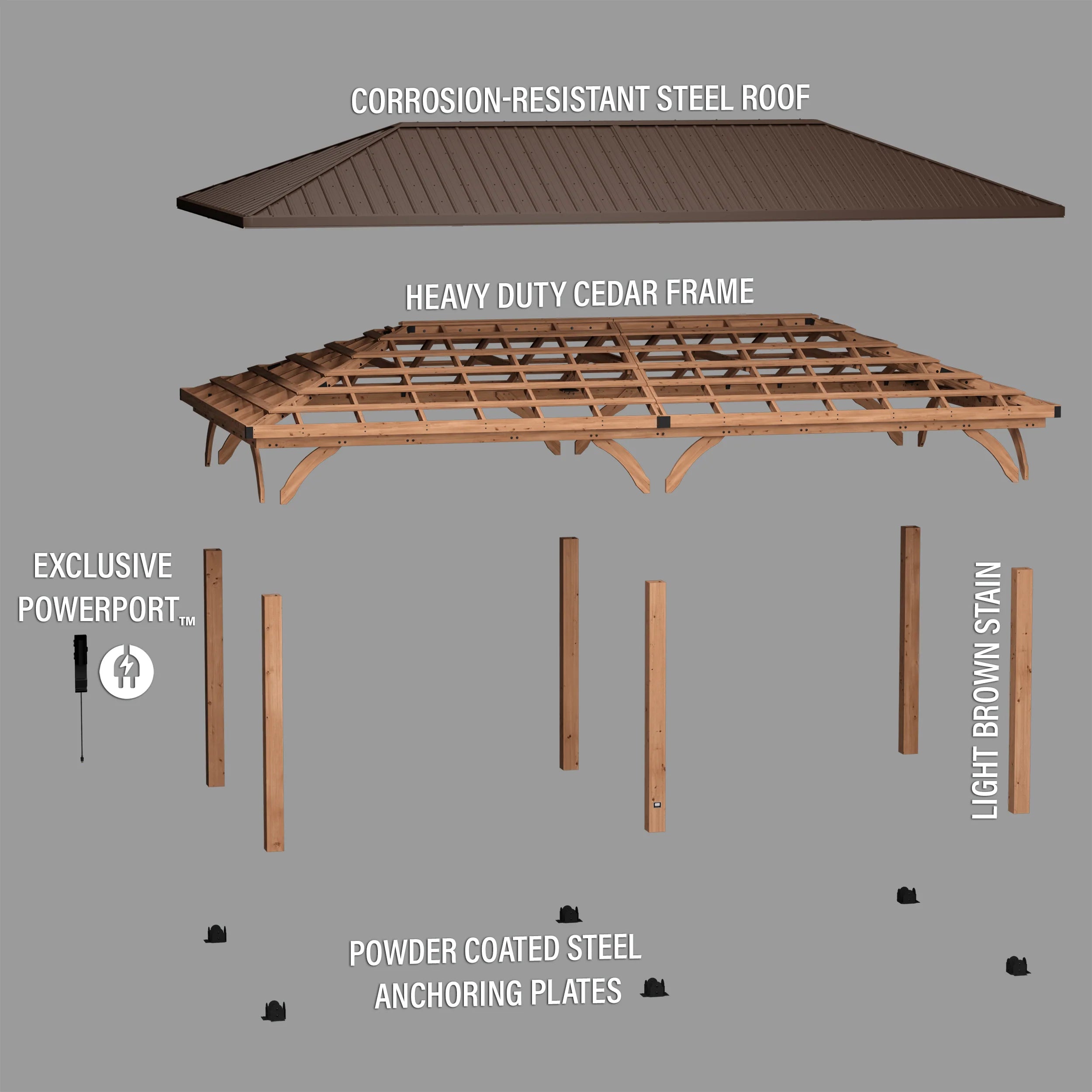 24 X 12 Barrington Carport/ altana