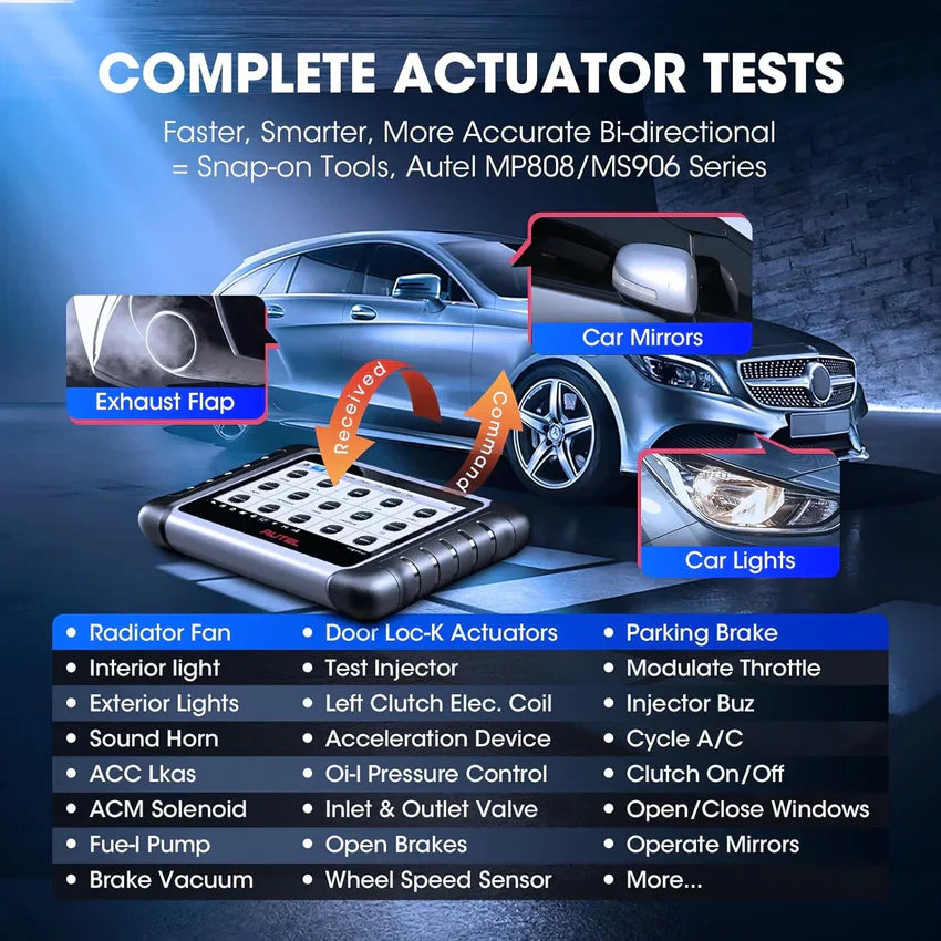 Tool - 2024, as MK808BT Pro MX808S M808Z - Function as MaxiCheck MX900, Active Test, All System Diagnose, Injector Coding