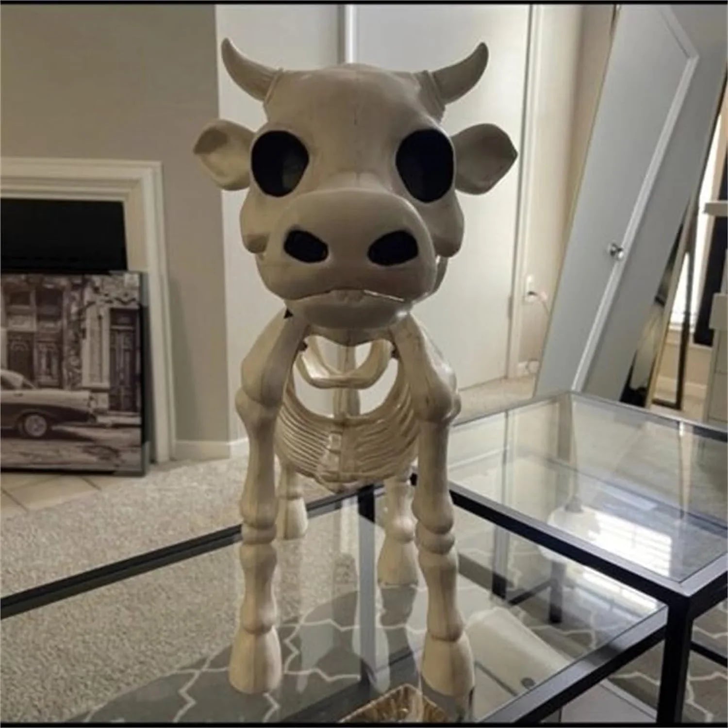2023 Cow Skeleton z Halloween Decoration