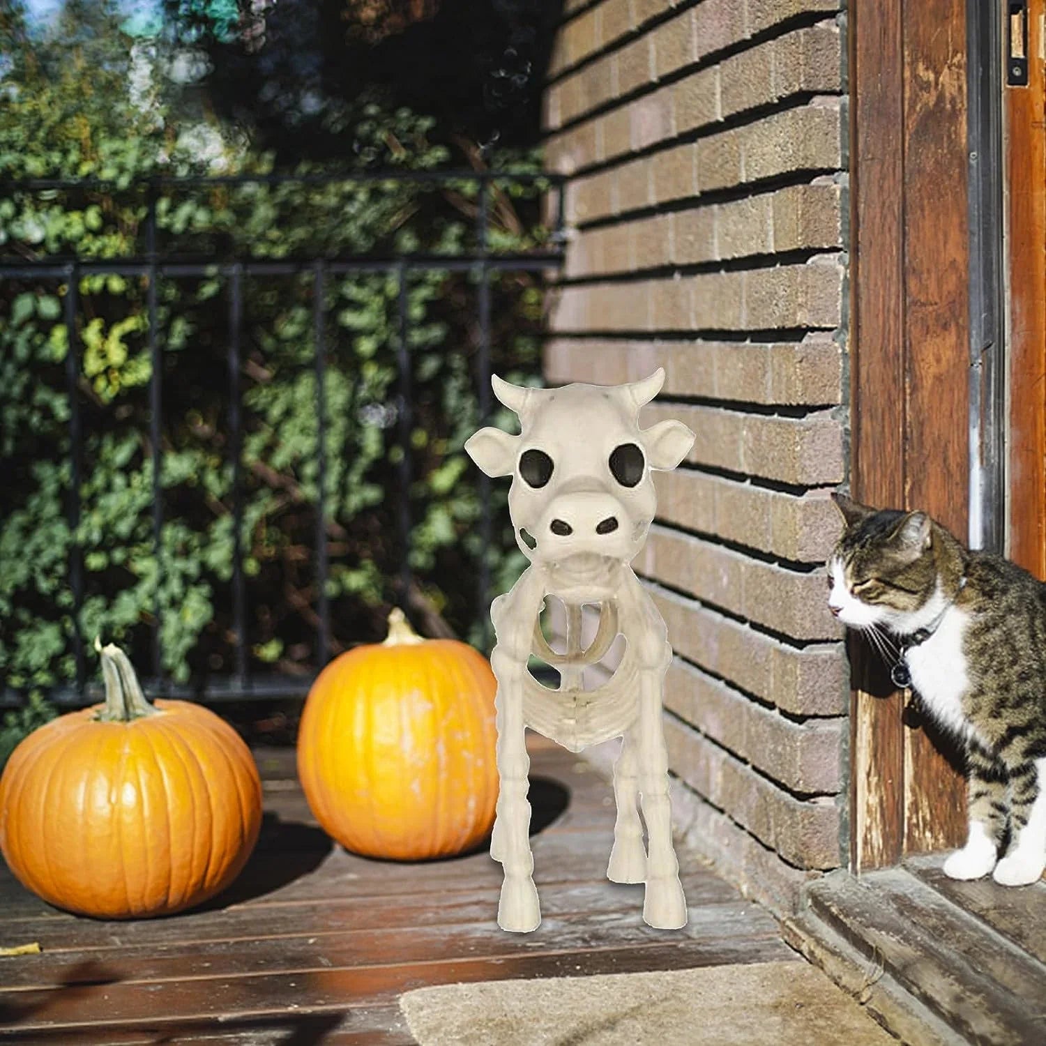 2023 Cow Skeleton z Halloween Decoration