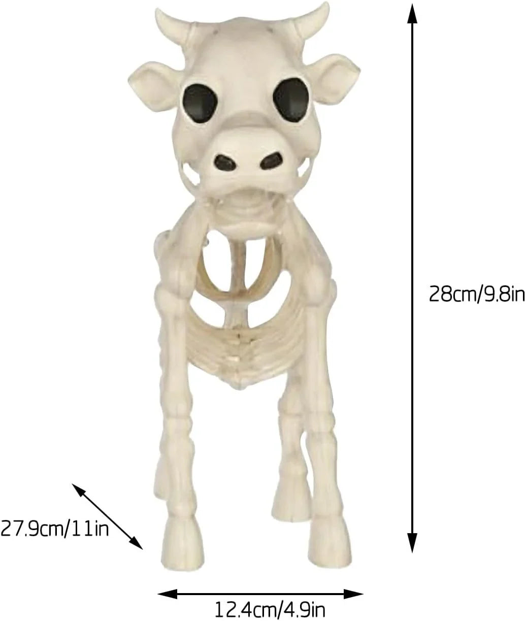 2023 Cow Skeleton z Halloween Decoration