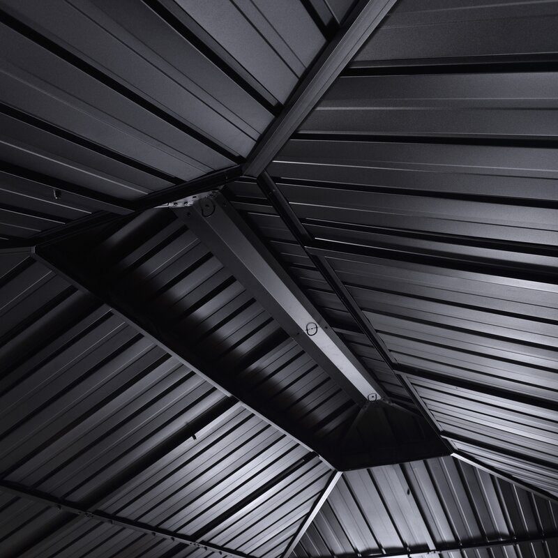 18 ft. W X 12 ft. D metal tarasowy altana