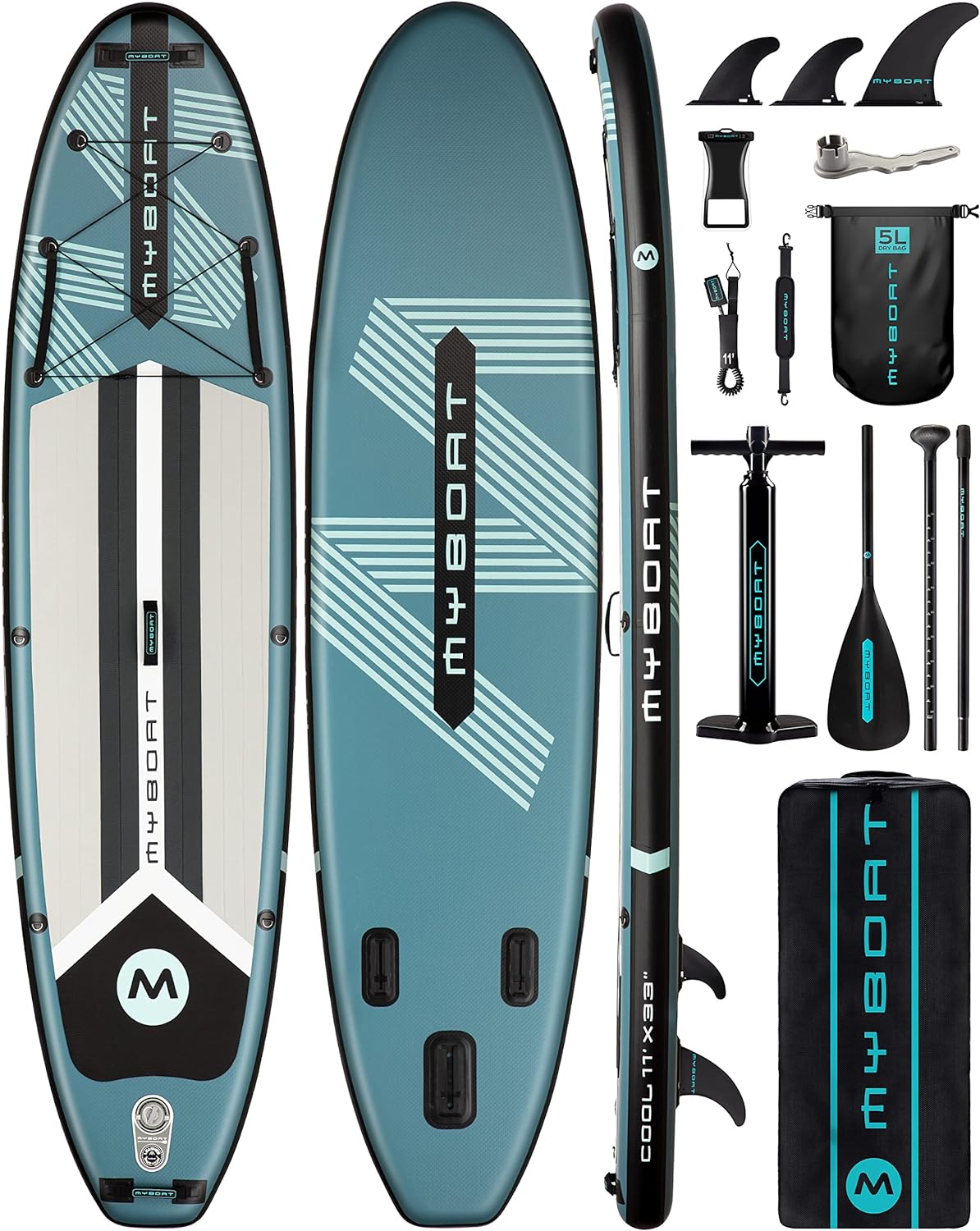 Paddle Board, 11'6 X 34 X 6 dodatkowy szeroki Inflatable