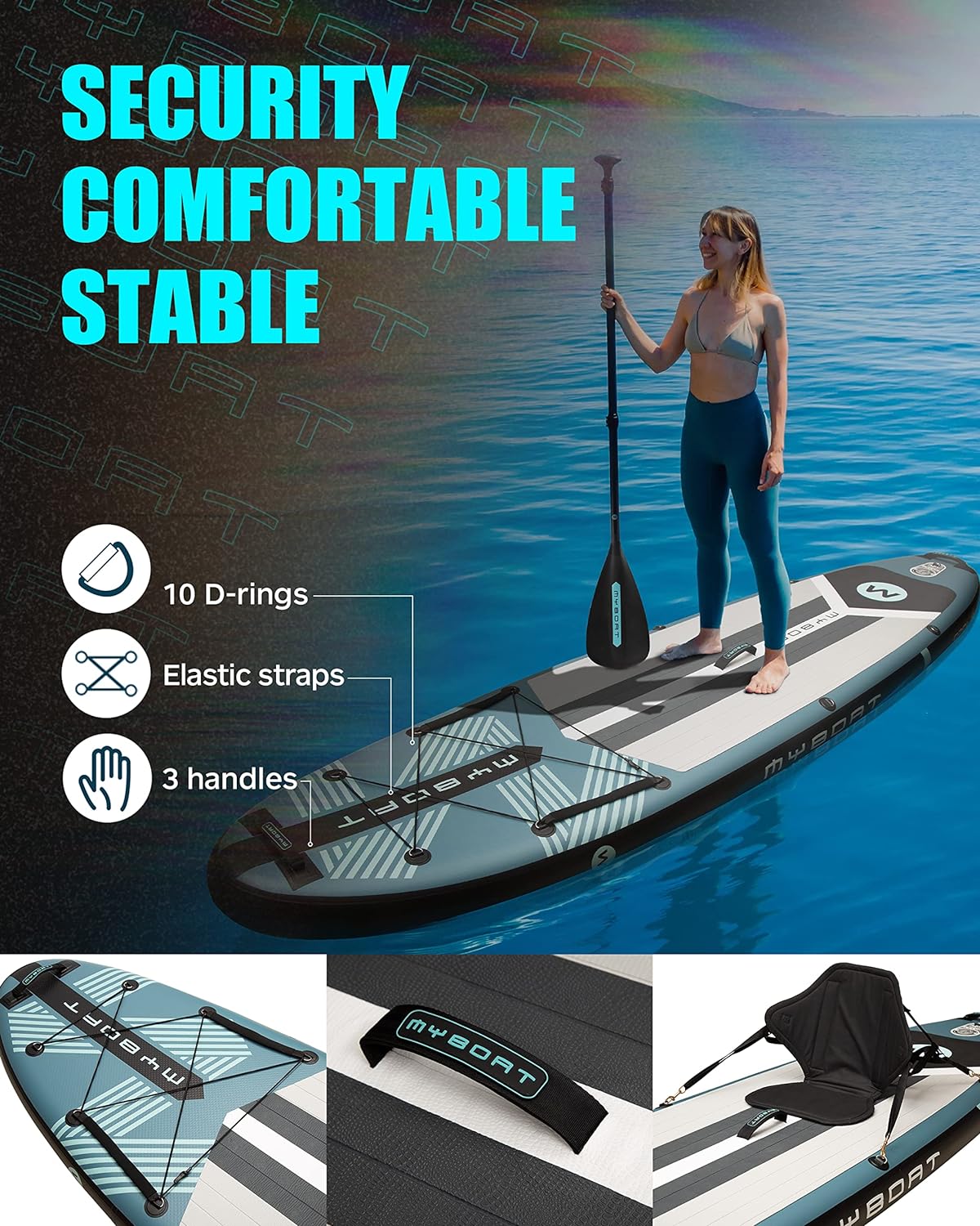 Paddle Board, 11'6 X 34 X 6 dodatkowy szeroki Inflatable