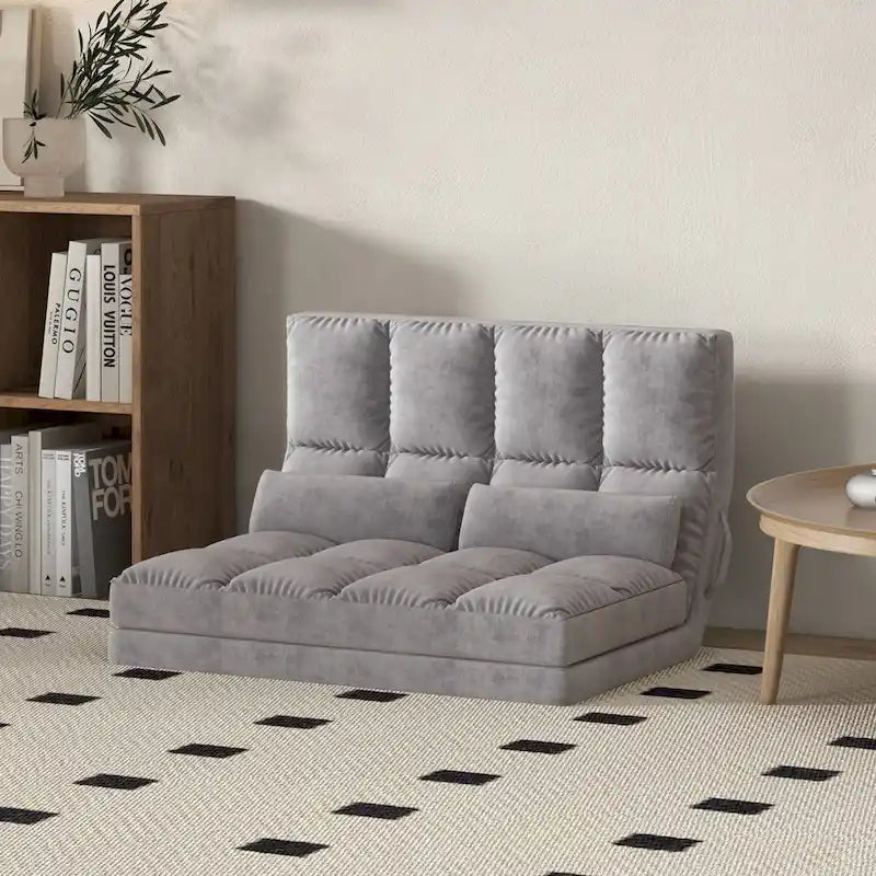 Versatile podłoga sofa krzeslo z 2 Cushions i regulowany Backrest