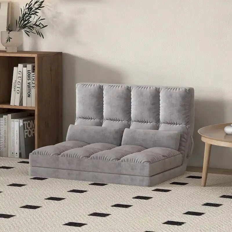 Versatile podłoga sofa krzeslo z 2 Cushions i regulowany Backrest