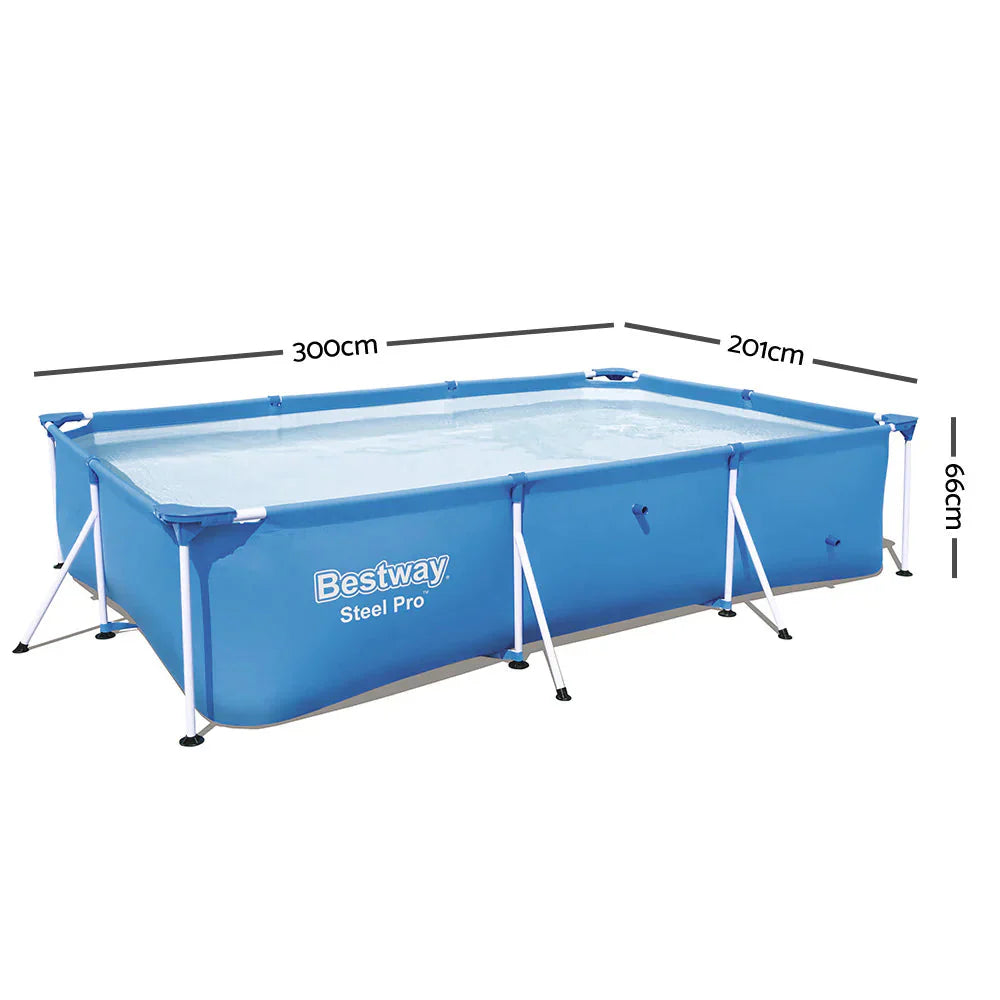 Plywacki basen, odporny stal rama, 3300L
