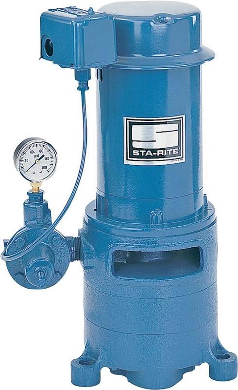 Pump - MS Series 1HP Vertical Multi-stage, Designed for Deep Wells - Cast Iron Body, Stainless Steel Shaft