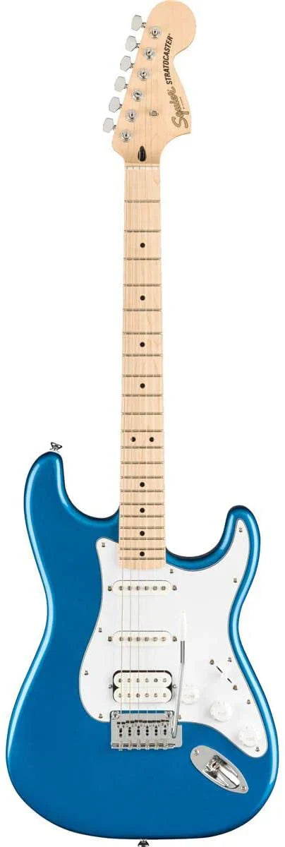Squier by Affinity seria Stratocaster pakiet, Hss, Maple Fingerboard, Lake Placid niebieski