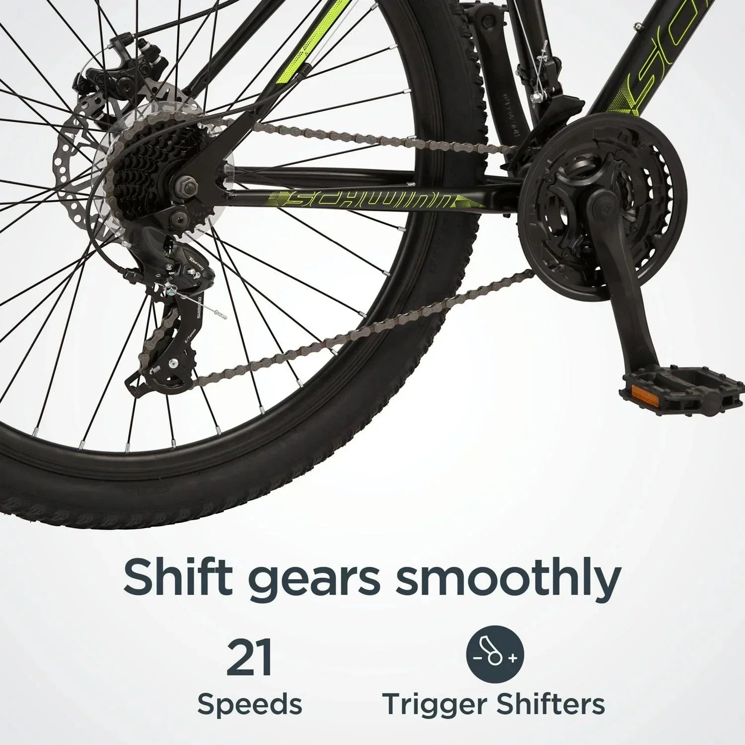1787404166_lHj09sR9 Mountain rower, Sidewinder, 26-cali koła. 21 Speeds. Mens Style. czarny