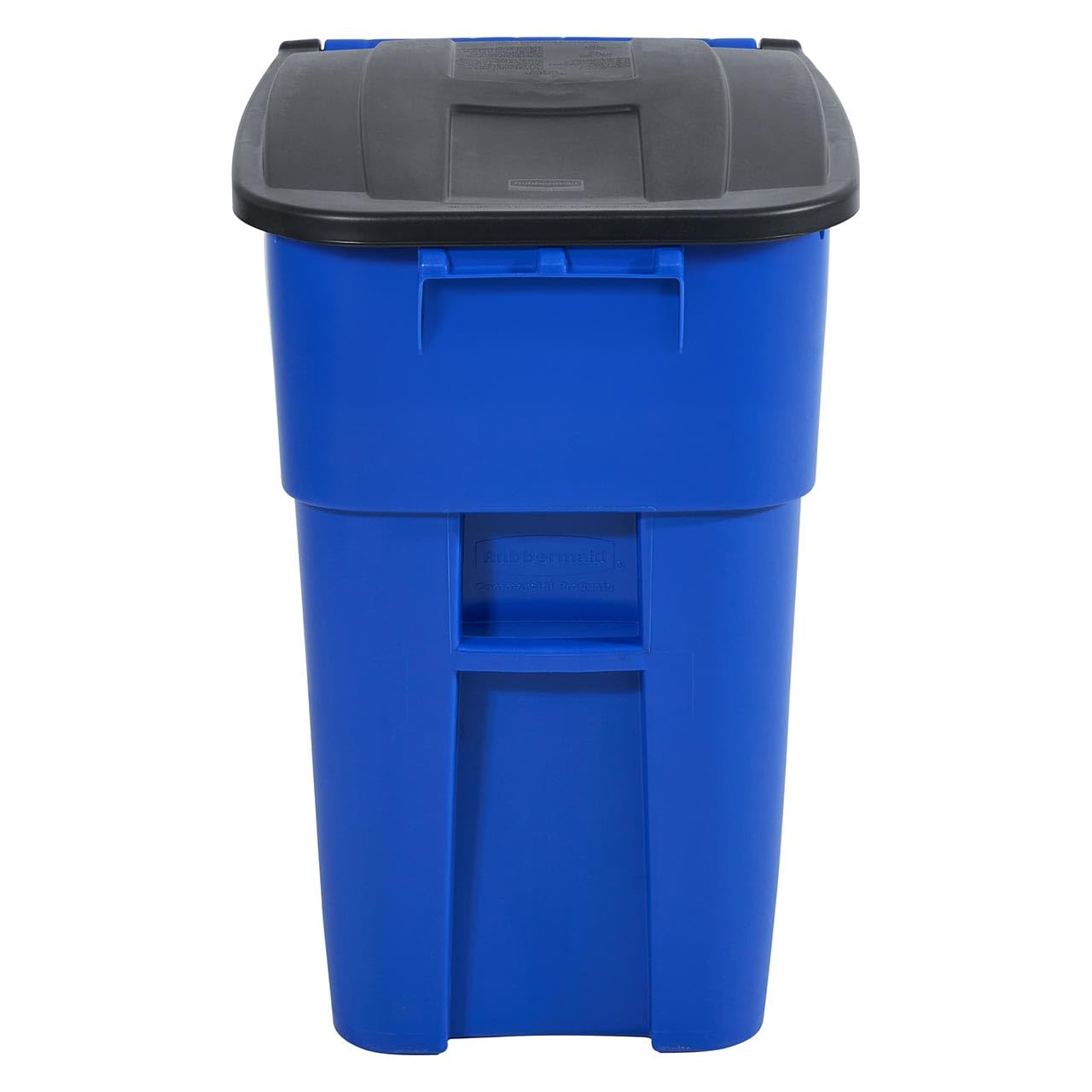 Trash puszka, komercyjny Products Brute 50 Gal Rollout z koła, niebieski