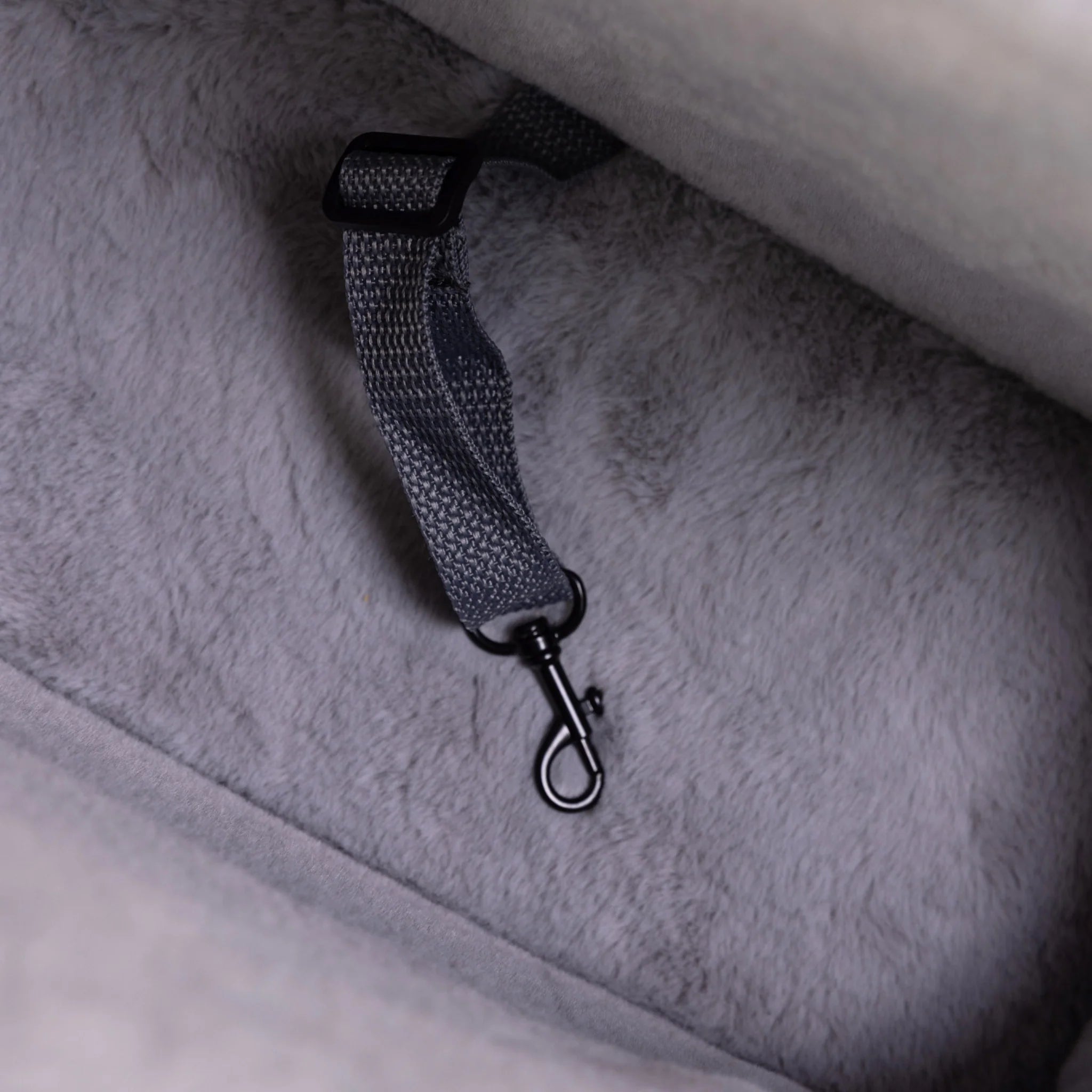 Carrier, 3-in-1 Faux skora dla psa, torba 2.0, Slate szary
