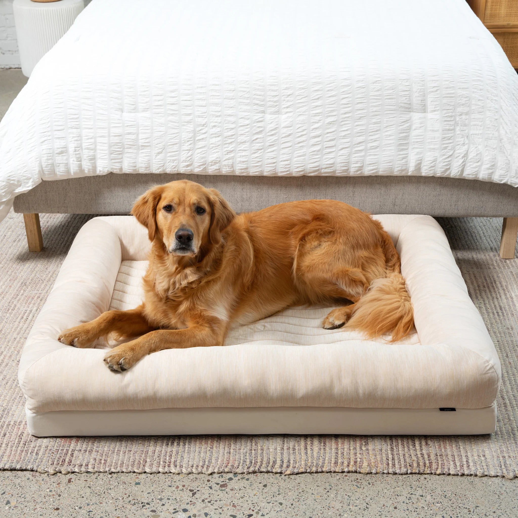 1787406290_bjVJIBtH Cooling 4-Bolster dla psa lozko, Arctic Sand