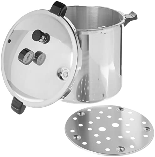 01784 23 kwarta Induction kompatybilny szybkowar do wekowania, srebrny, aluminium