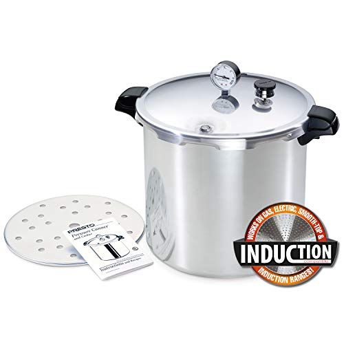 01784 23 kwarta Induction kompatybilny szybkowar do wekowania, srebrny, aluminium