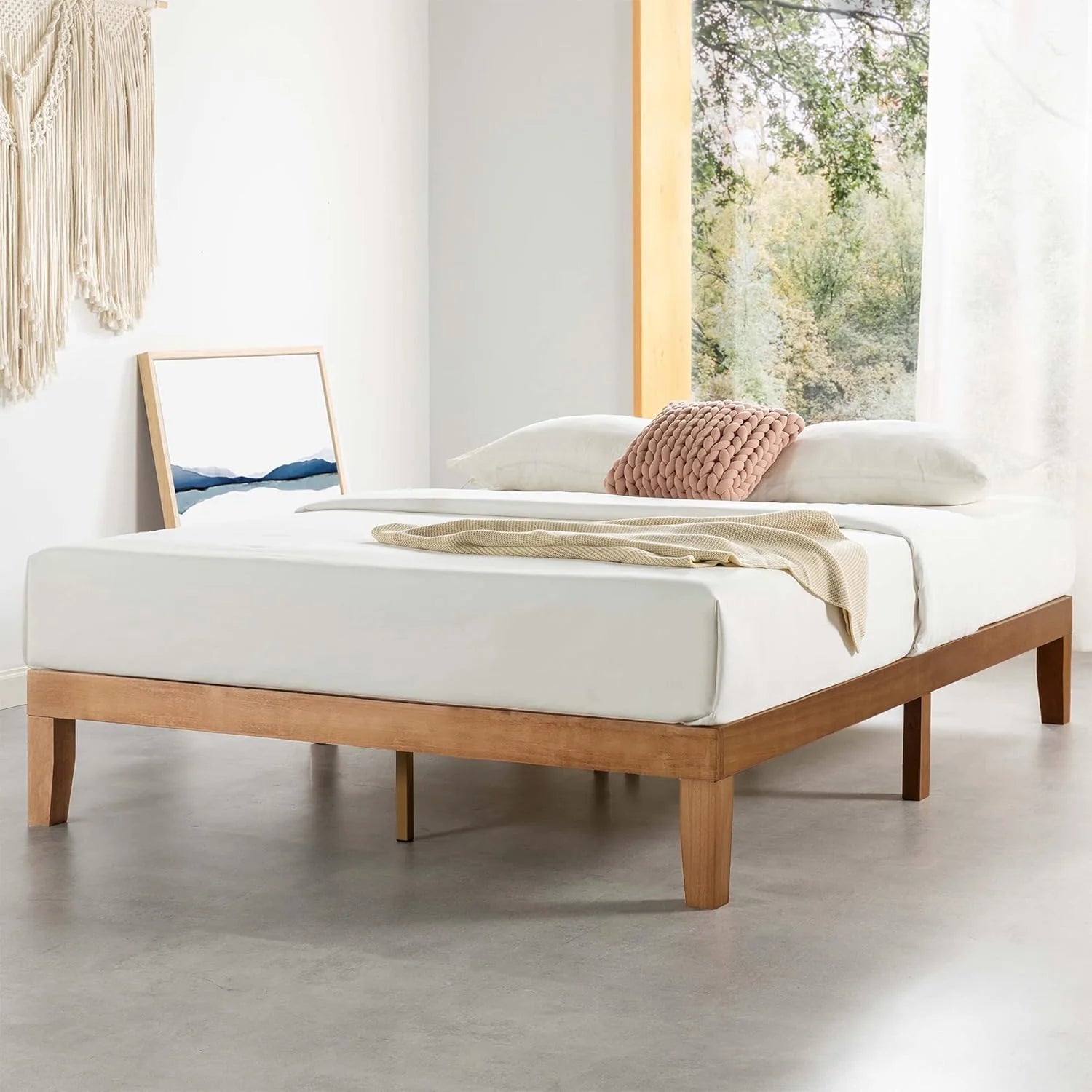 Naturalista klasyczny 12 lite drewno Platform lozko