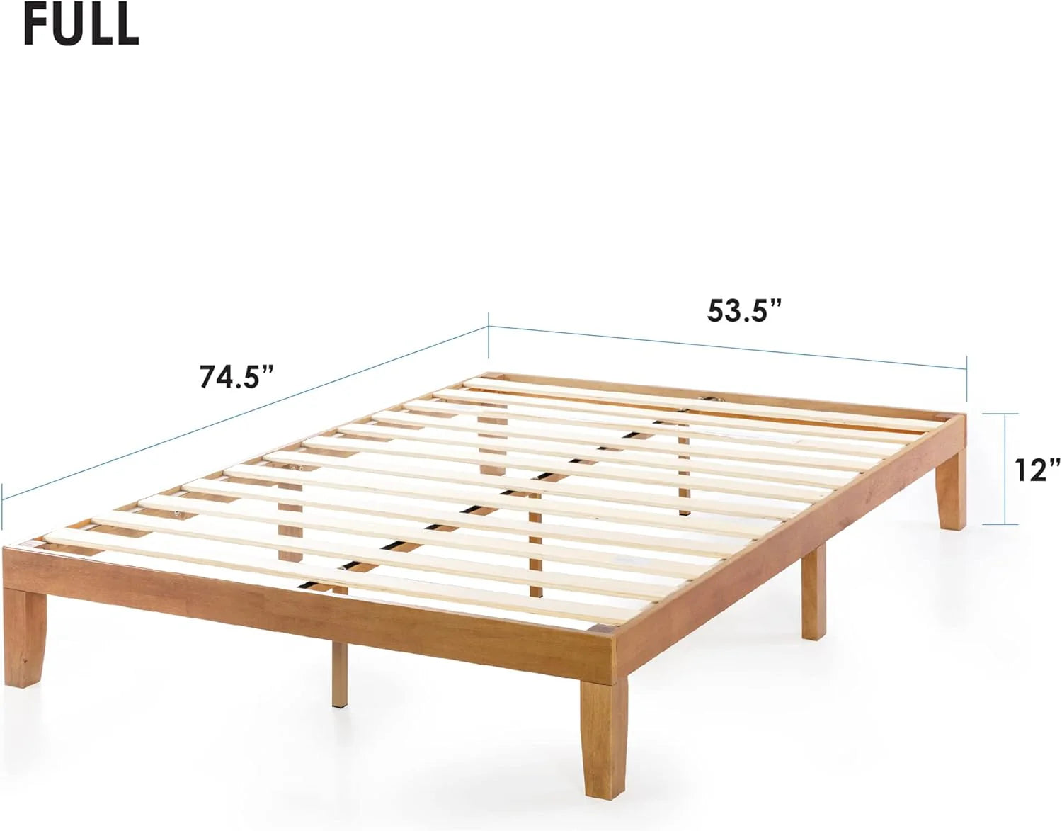 Naturalista klasyczny 12 lite drewno Platform lozko