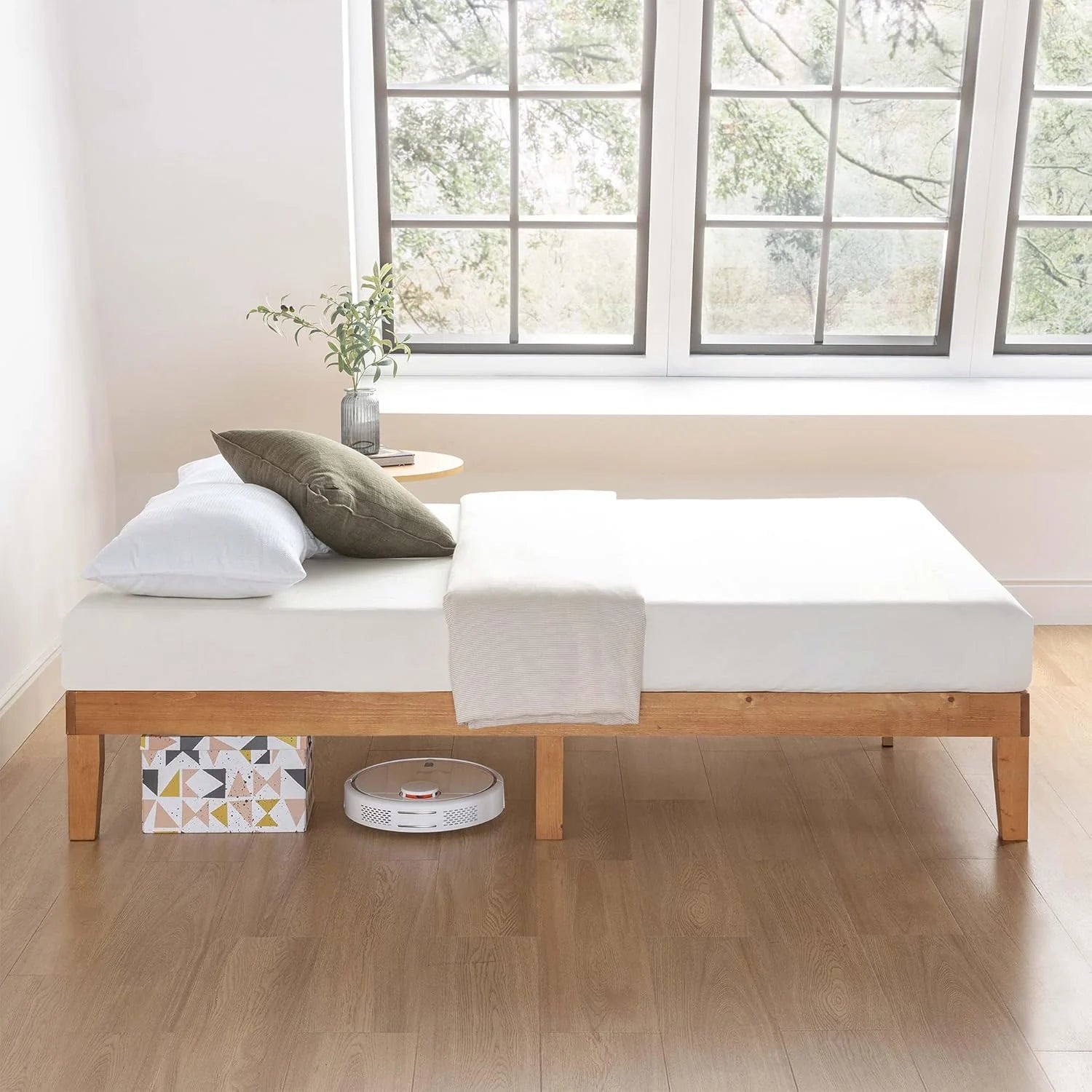 Naturalista klasyczny 12 lite drewno Platform lozko