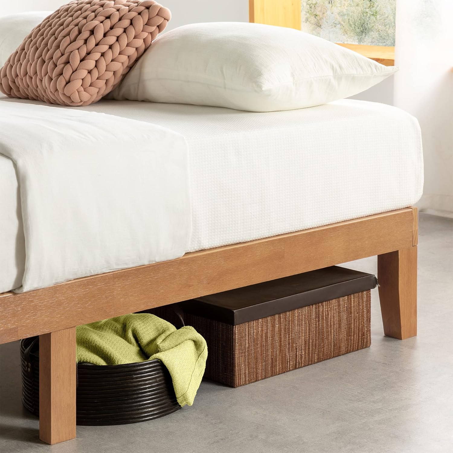 Naturalista klasyczny 12 lite drewno Platform lozko