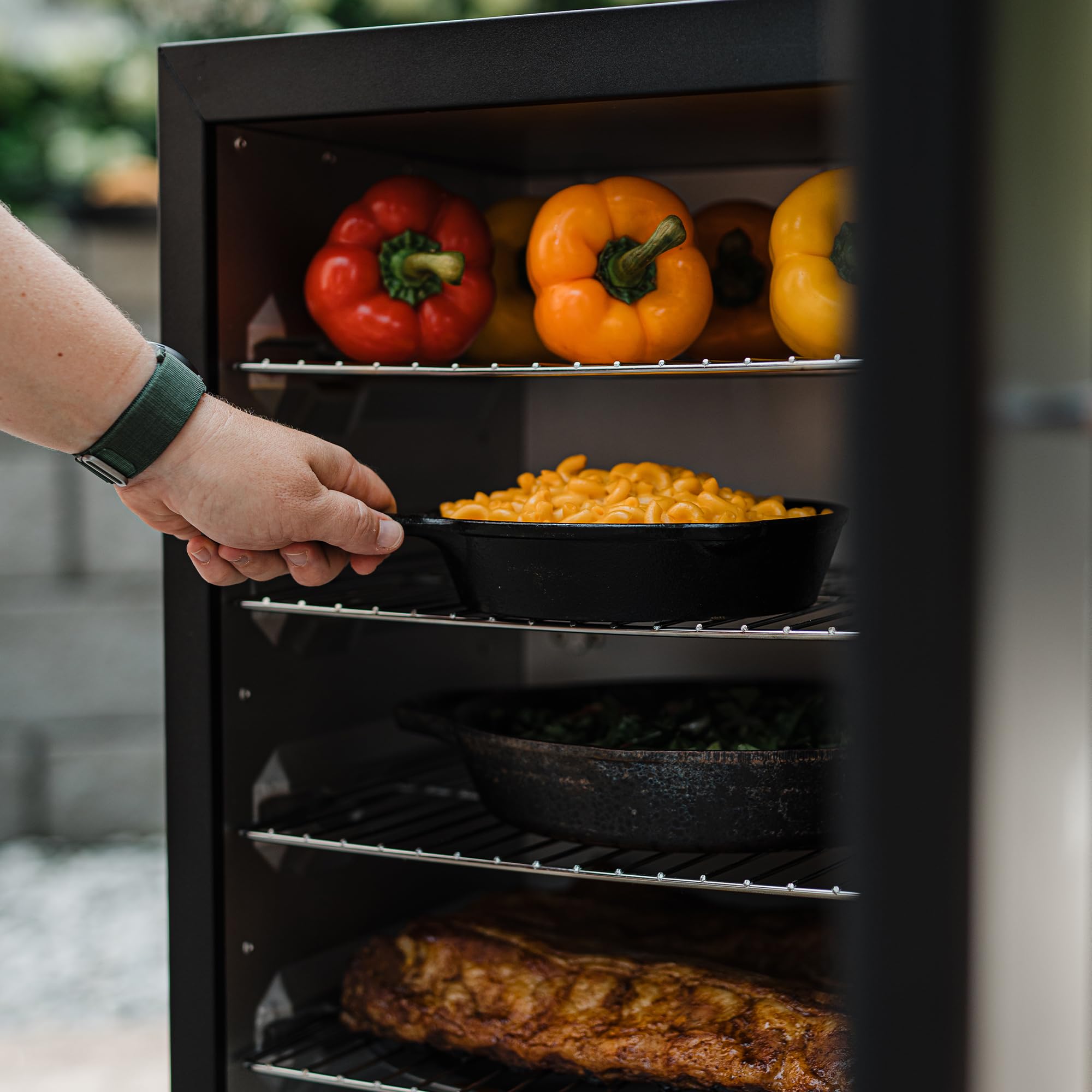 30-cali elektryczny Vertical Bbq Smoker z Loader