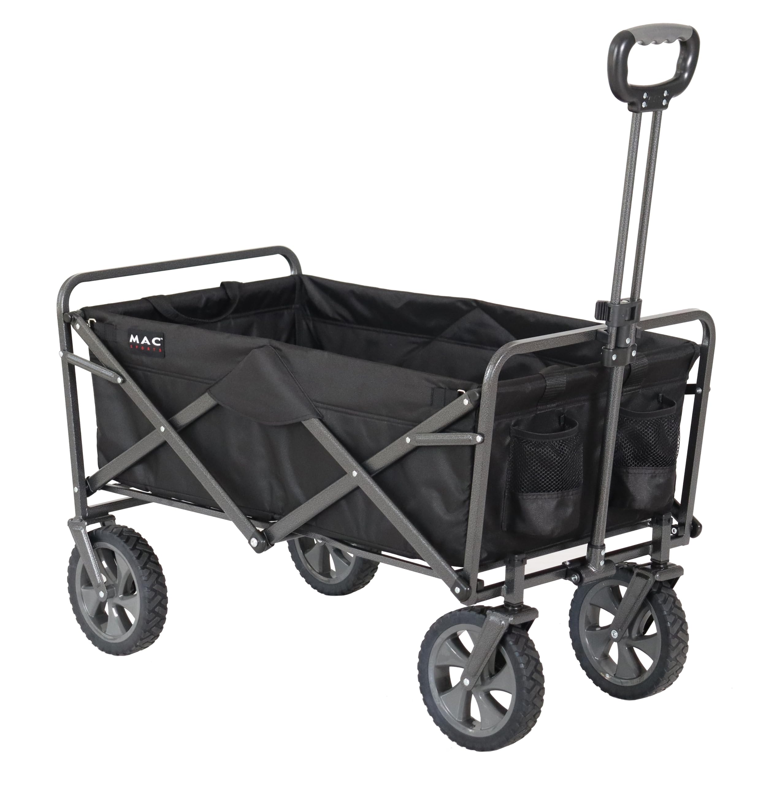Składany zewnętrzny Utility Wagon z czarny