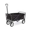 Składany zewnętrzny Utility Wagon z czarny