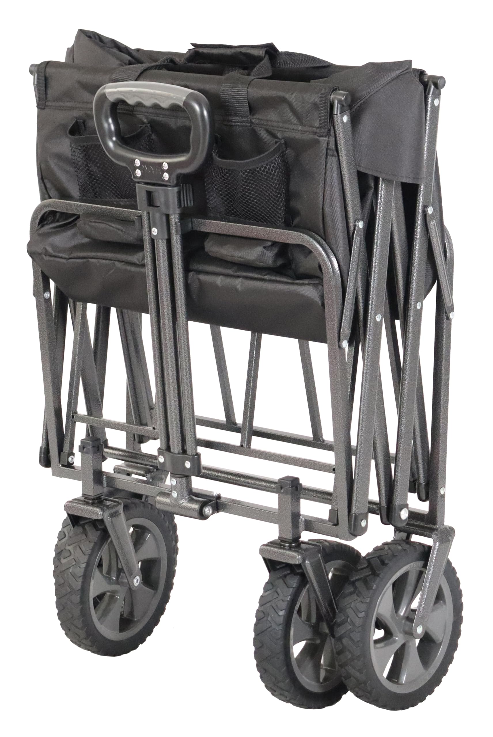 Składany zewnętrzny Utility Wagon z czarny