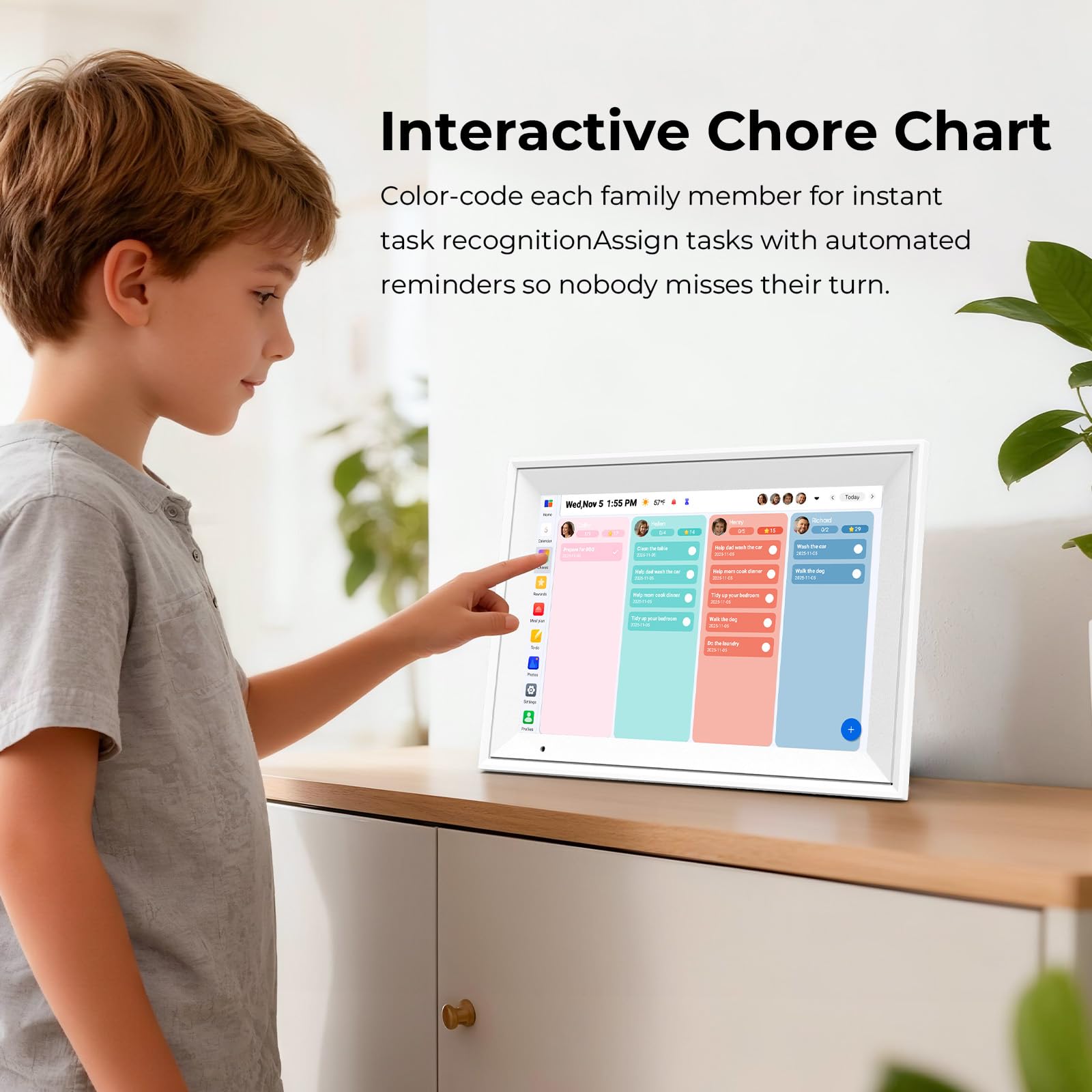 Ekran, cyfrowy Picture rama 10.1 HD Touch, 32GB