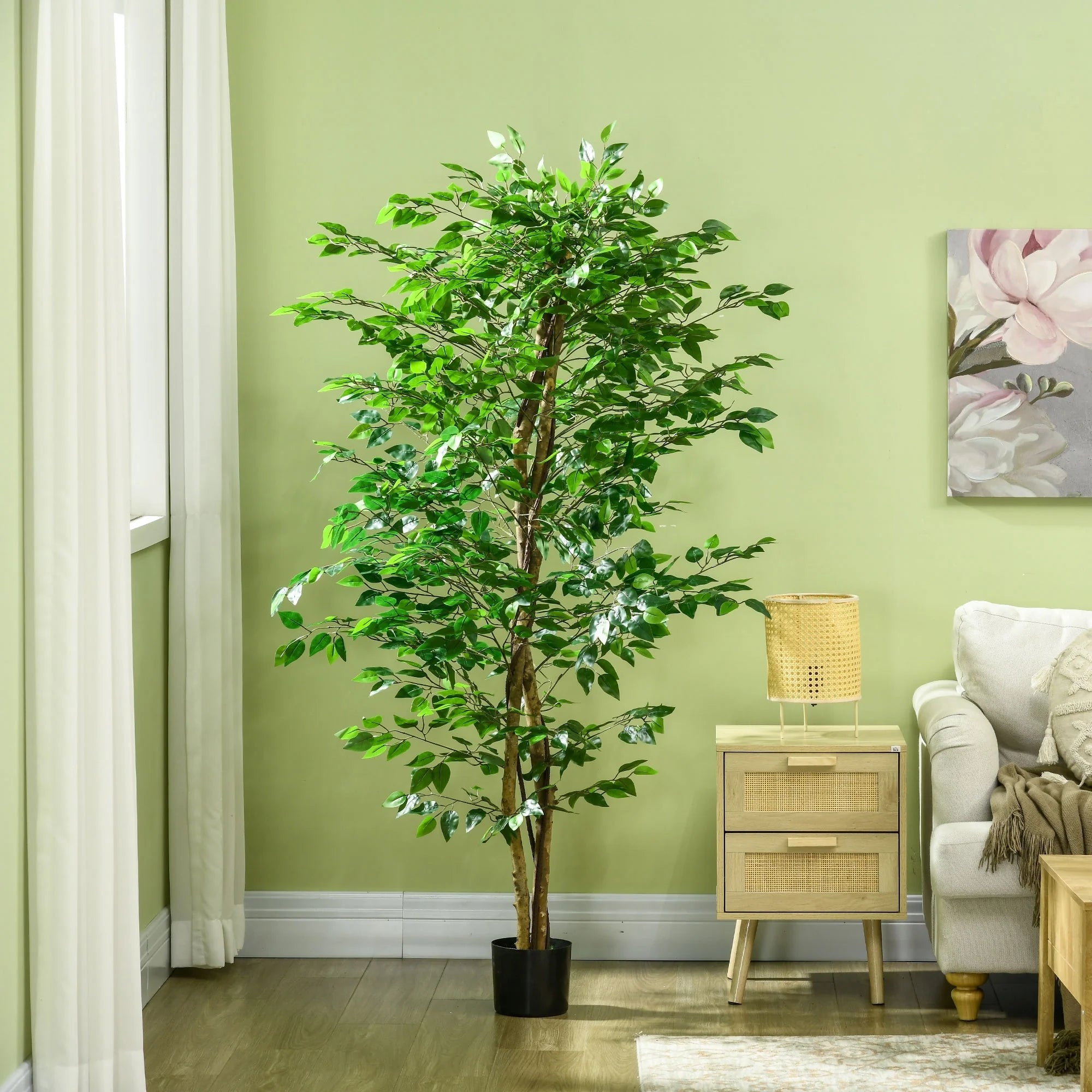 1787416005_QtMNhewW 6ft Artificial Ficus Pot, wewnętrzny zewnętrzny Fake Plant do domowy biurowy Living pokój Decor