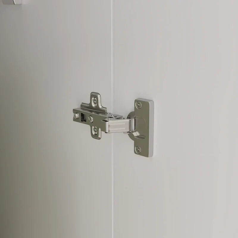 1787418612_gGNnLTH7 Freestanding 2-drzwi Bedroom Armoire z Hanging Rod