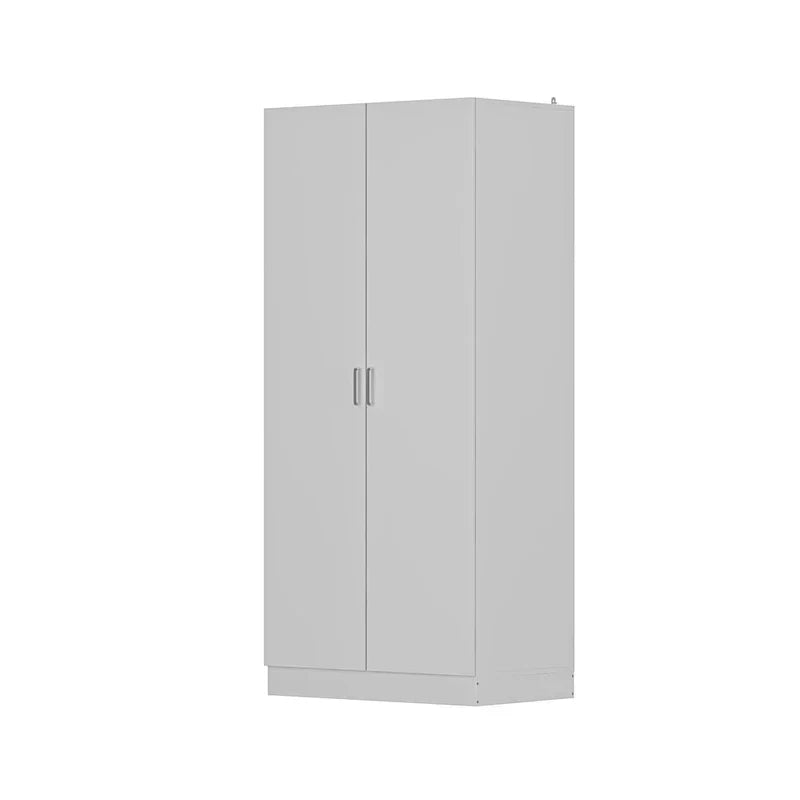 1787418619_RCIiPDsK Freestanding 2-drzwi Bedroom Armoire z Hanging Rod