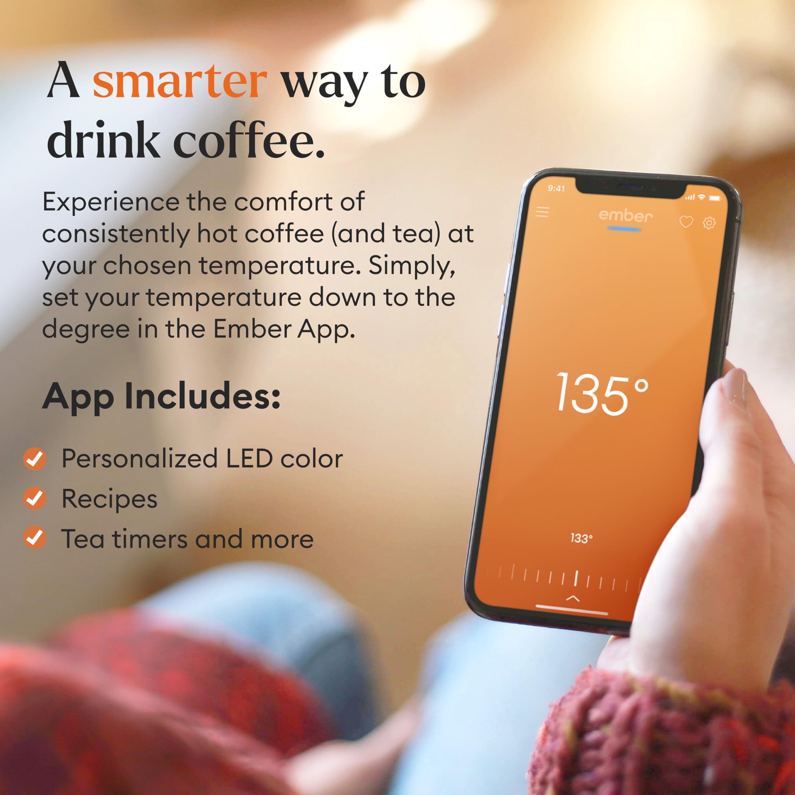 Temperature sterowanie smart Mug 2 z 10 Oz Heated kawy Mug