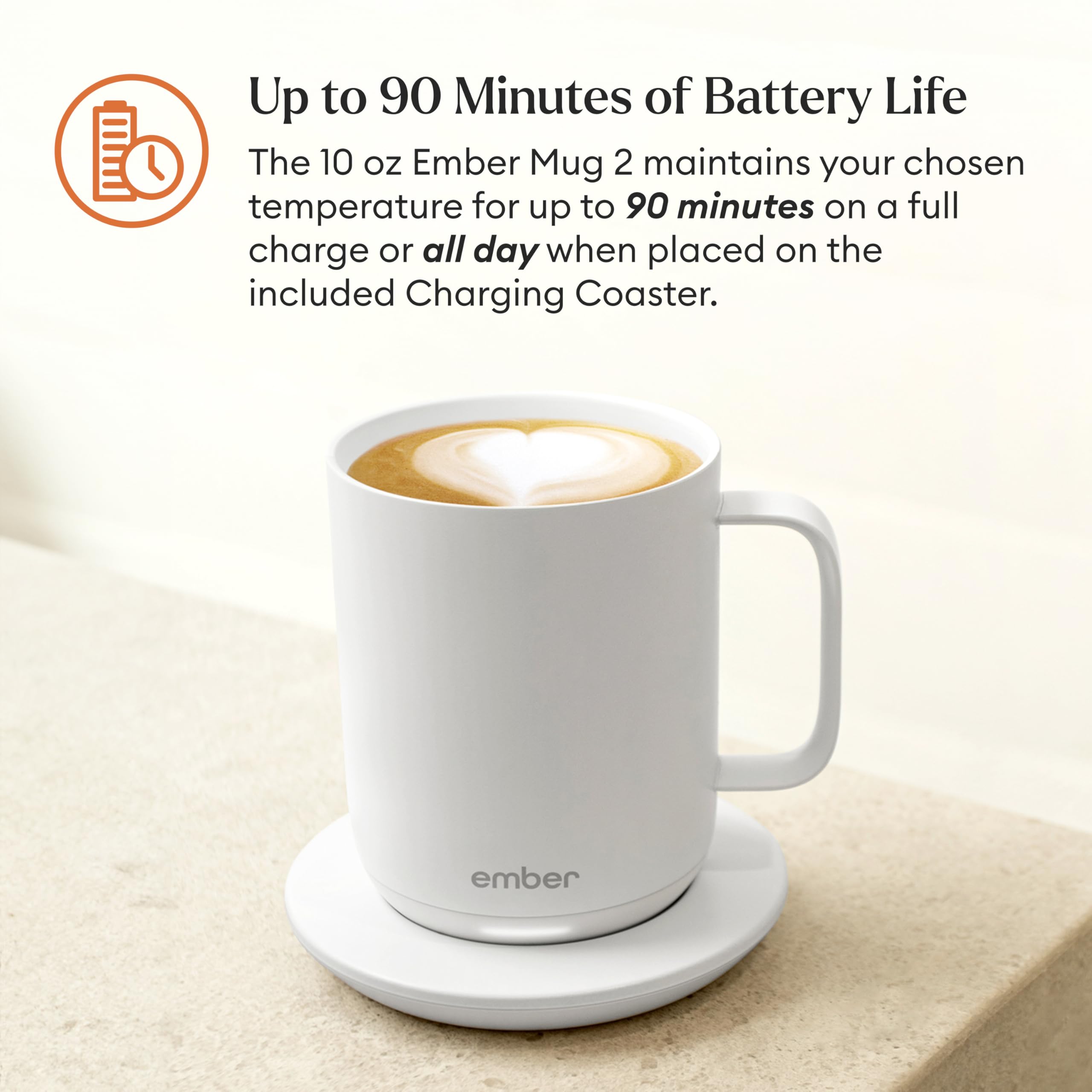 Temperature sterowanie smart Mug 2 z 10 Oz Heated kawy Mug
