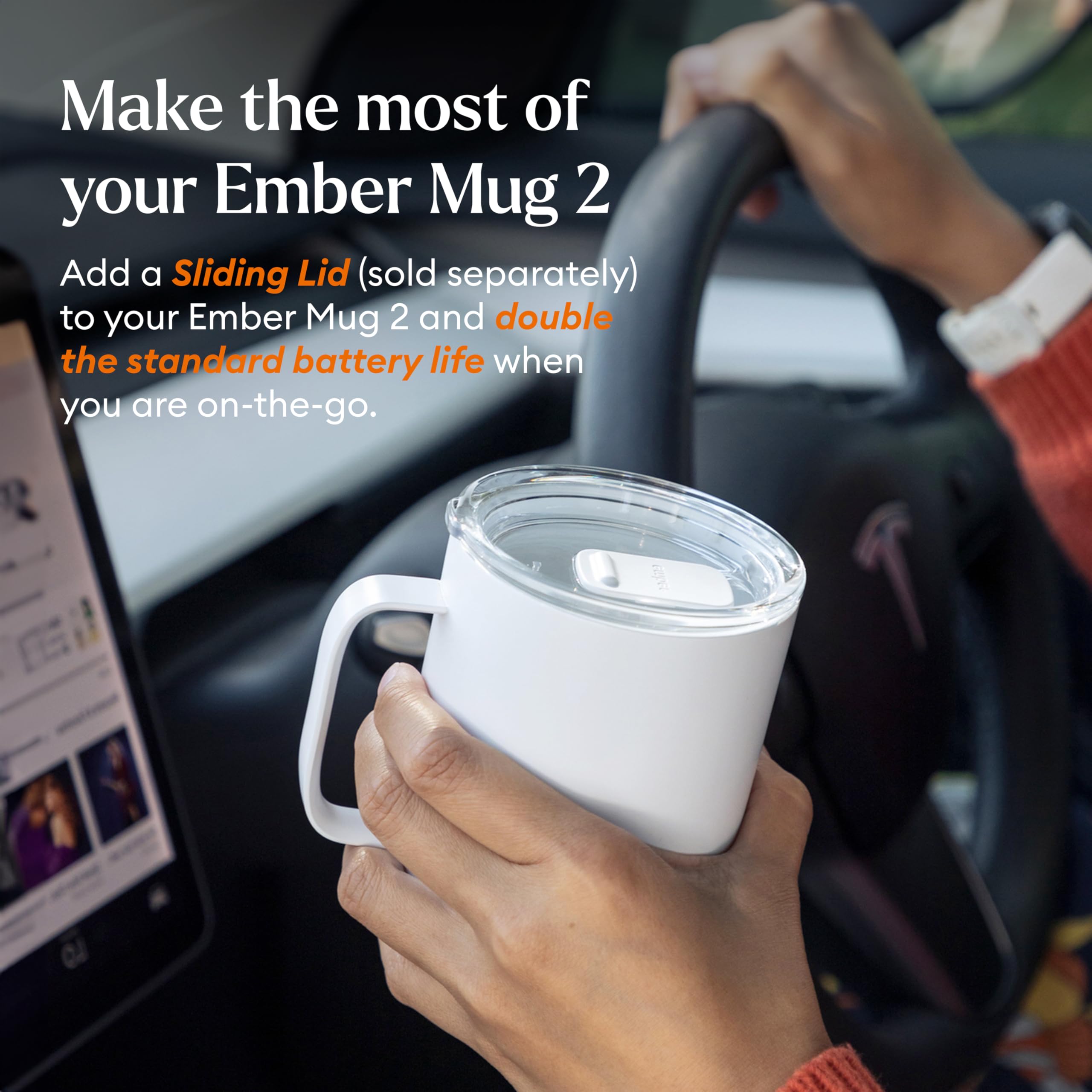 Temperature sterowanie smart Mug 2 z 10 Oz Heated kawy Mug